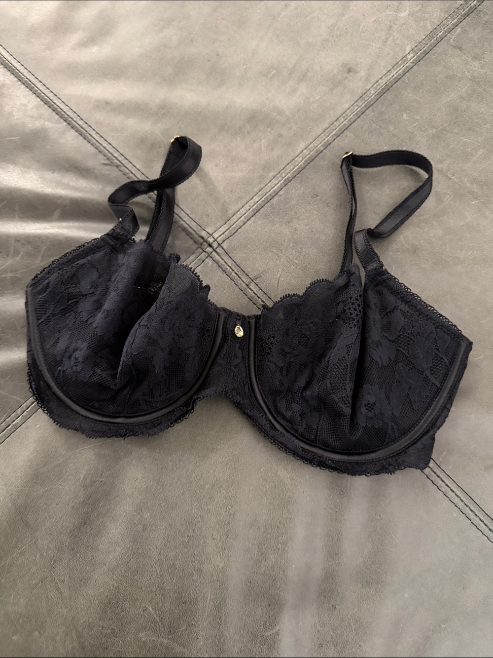 Soma Black Lace Underwire Bra - Women Intimates & Sleepwear